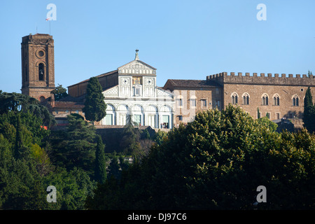 Kirche San Miniato al Monte, Florenz, Italien Stockfoto