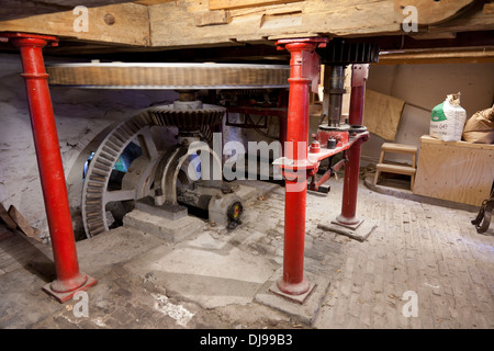 Mühlsteine von der Bisschopsmolen in Maastricht, Niederlande Stockfoto