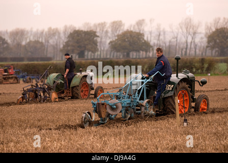 North East hants landwirtschaftlichen Vereins jährliche Pflügen übereinstimmen, wyck Farm, Hampshire, UK. Stockfoto