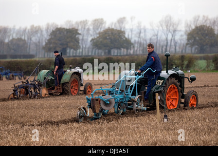 North East hants landwirtschaftlichen Vereins jährliche Pflügen übereinstimmen, wyck Farm, Hampshire, UK. Stockfoto