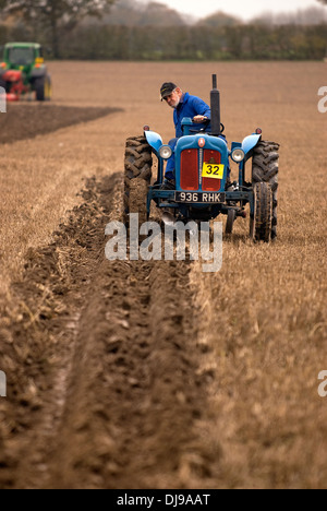 North East hants landwirtschaftlichen Vereins jährliche Pflügen übereinstimmen, wyck Farm, Hampshire, UK. Stockfoto