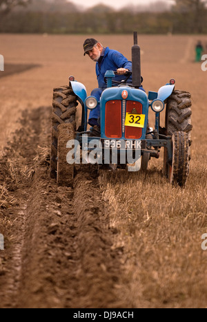 North East hants landwirtschaftlichen Vereins jährliche Pflügen übereinstimmen, wyck Farm, Hampshire, UK. Stockfoto