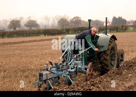 North East hants landwirtschaftlichen Vereins jährliche Pflügen übereinstimmen, wyck Farm, Hampshire, UK. Stockfoto