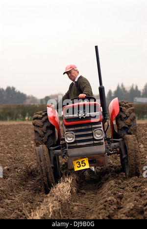 North East hants landwirtschaftlichen Vereins jährliche Pflügen übereinstimmen, wyck Farm, Hampshire, UK. Stockfoto