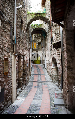 Reisen Europa Italien Ligurien Dolceacqua Mittelalter Val Nervia Burg niemand outdoors Stockfoto