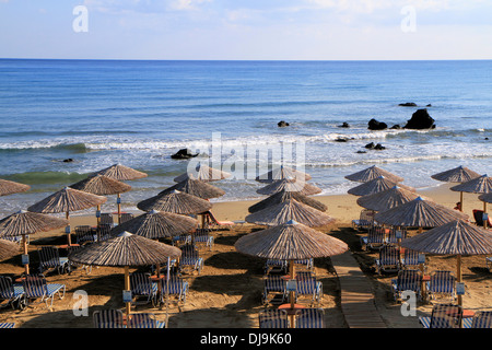 Strand von Georgioupolis auf der Nordseite von Kreta, Griechenland Stockfoto