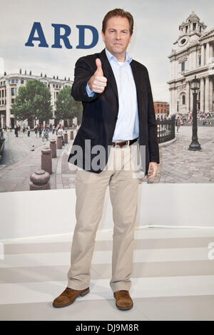 Gerd Gottlob an der Fototermin für das deutsche TV-Programm "Olympia live" der 2012 Olympischen Spiele in London im Le Royal Meridien Hotel. Hamburg, Deutschland - 10.05.2012 Stockfoto