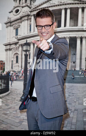 Michael Antwerpes in der Fototermin für das deutsche TV-Programm "Olympia live" der 2012 Olympischen Spiele in London im Le Royal Meridien Hotel. Hamburg, Deutschland - 10.05.2012 Stockfoto