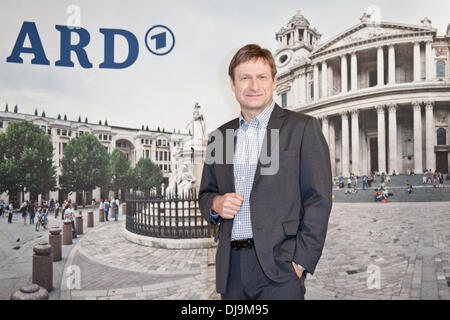 Alexander Bleick bei dem Fototermin für das deutsche TV-Programm "Olympia live" der 2012 Olympischen Spiele in London im Le Royal Meridien Hotel. Hamburg, Deutschland - 10.05.2012 Stockfoto