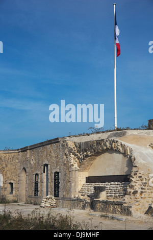 Eingang des Fort De La Pompelle Stockfoto