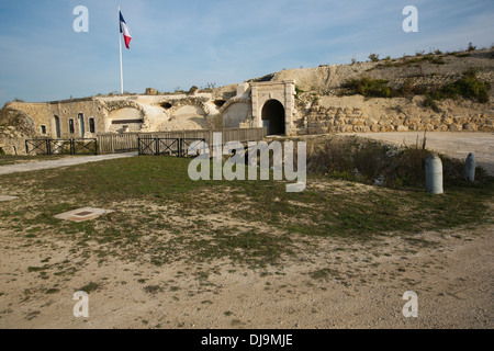 Große Ansicht des Fort De La Pompelle Stockfoto