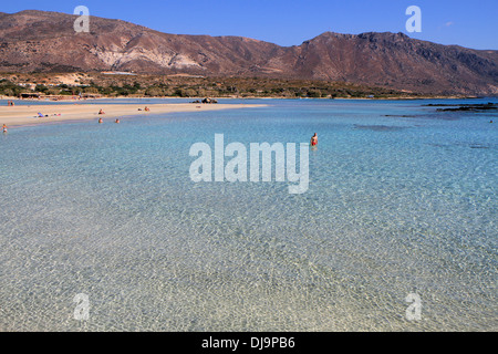 Elafonissi Insel, Kreta, Griechenland Stockfoto