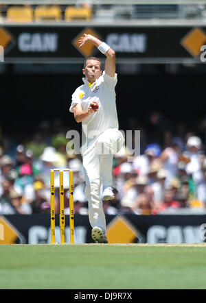 Brisbane, Australien. 22. November 2013. PETER SIDDLE Gabba Cricket Ground. Tag2 der ersten Asche Test 2013/14 Australien gegen England. © Aktion Plus Sport/Alamy Live-Nachrichten Stockfoto