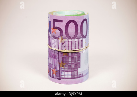 Geld-Roll Stockfoto