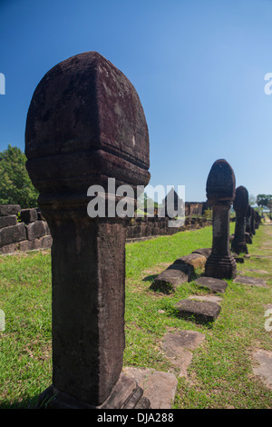 Khmer-Ruinen in Champasak, Laos Stockfoto