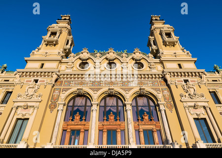 Außenseite der Salle Garnier, Opéra de Monte-Carlo, Monaco Stockfoto