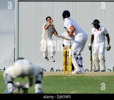 Gabba Boden, Brisbane, Australien. 23. November 2013. MITCHELL JOHNSON. Tag3 der ersten Asche Test 2013/14 Australien gegen England. Bildnachweis: Aktion Plus Sport/Alamy Live-Nachrichten Stockfoto