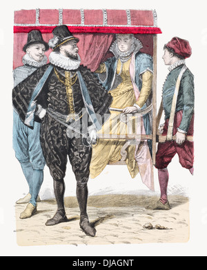 16. Jahrhundert XVI italienischen Neapolitaner 1583 Stockfoto