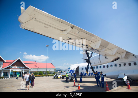 Flughafen Pakse, Laos Stockfoto