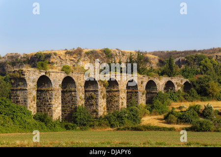 Aquädukt, antiken Stadt Aspendos, Pamphylien, Provinz Antalya, Türkei Stockfoto