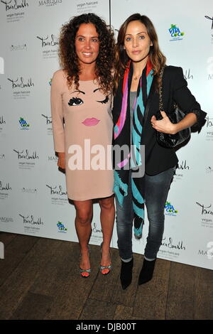 Tara Smith; Natalie Imbruglia UK Launch der Tara Smith vegane Haarpflege auf Skizze London, England - 26.09.12 Stockfoto