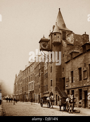 Edinburgh Canongate Tolbooth viktorianischen Zeit Stockfoto