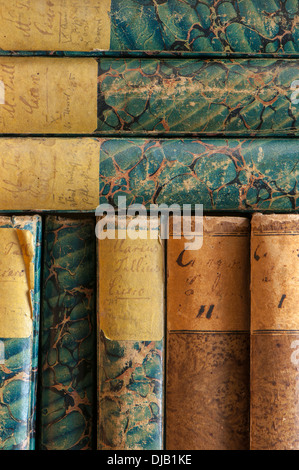 Stacheln von antiquarischen Büchern, geschrieben von Marcus Tullius Cicero Stockfoto