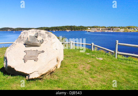 Phippsburg Virginia Memorial, Popham Beach, Maine, USA Stockfoto