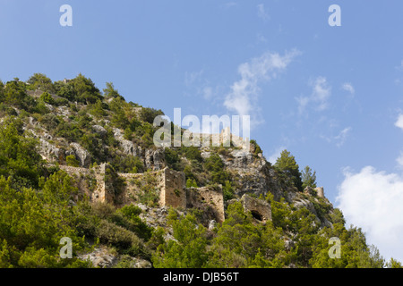 Alara Burg, Alanya, Provinz Antalya, Türkei Stockfoto