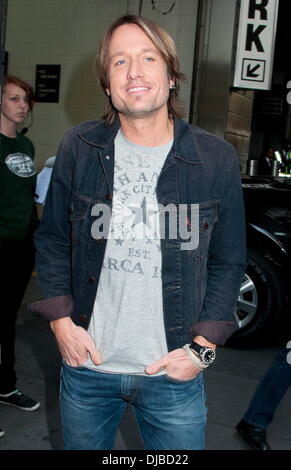 Keith Urban DSDS Staffel 12 Vorsprechen bei Jazz at Lincoln Center - außerhalb der Ankünfte New York City, USA - 17.09.12 Stockfoto