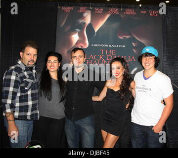 Britt-Griffin, Alexis Iacono, Brandon Slagle, Devanny Pinn, Noah Dahl Scare-A-Cuse 2012 Horror und Sci-Fi-Fan-Treffen an der Abzweigung Stein Resort und Casino Verona, New York - 14.09.12 Stockfoto