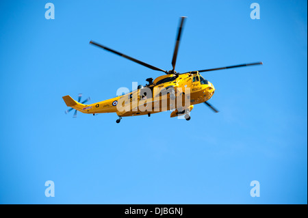 RAF Seaking Air Sea Rescue Helikopter Royal Airforce Stockfoto