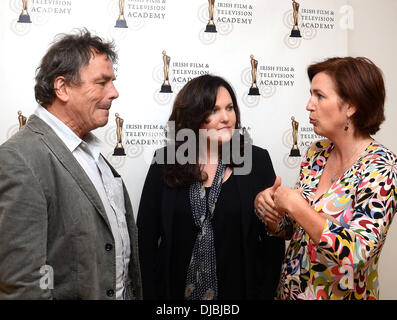 Neil Jordan, Aine Moriarty, Dearbhla Walsh besuchen eine Vorführung von The Crying Game The Lighthouse-Kino für IFTA Mitglieder, Dublin, Irland - 04.09.12. Stockfoto