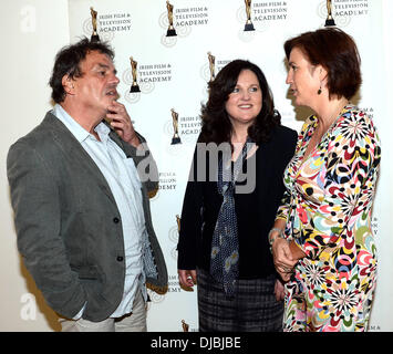 Neil Jordan, Aine Moriarty, Dearbhla Walsh besuchen eine Vorführung von The Crying Game The Lighthouse-Kino für IFTA Mitglieder, Dublin, Irland - 04.09.12. Stockfoto