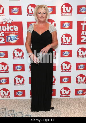 Sue Beil der TVChoice Awards 2012 statt im Dorchester Hotel - Ankunft London, England - 10.09.12 Stockfoto