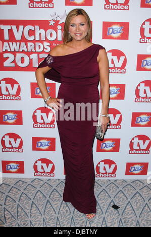 Tricia Penrose die TVChoice Awards 2012 statt im Dorchester Hotel - Ankunft London, England - 10.09.12 Stockfoto