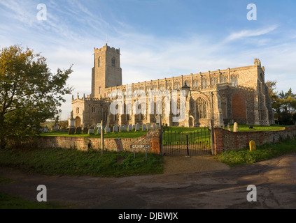 Heilige Dreifaltigkeitskirche Blythburgh, Suffolk, England Stockfoto