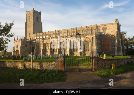 Heilige Dreifaltigkeitskirche Blythburgh, Suffolk, England Stockfoto