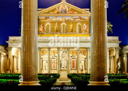 Basilica Papale di San Paolo Fuori le Mura, Rom Italien Stockfoto