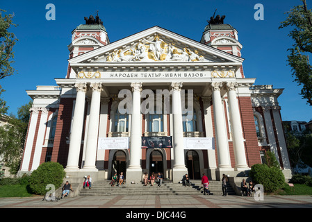 Ivan Vazov National Theatre, Sofia, Bulgarien Stockfoto