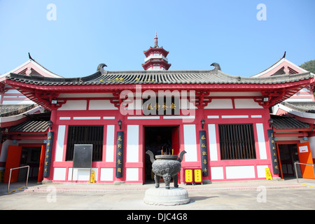 Kloster der Zehntausend Buddhas in Hong Kong, China Stockfoto