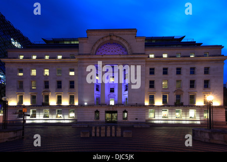 Außenseite des Baskerville House, Centenary Square, Birmingham City, West Midlands, England, UK Stockfoto