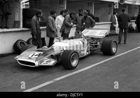 Jean-Pierre Beltoise mit seinem Matra MS120, Race of Champions, Brands Hatch, England 22. März 1970. Stockfoto