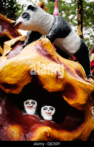 Haw Par Villa in Singapur, eine kostenlose Vergnügungspark gebaut vom Erfinder des Tiger Balm. Stockfoto