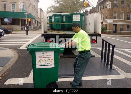 Kompost recycling in Brooklyn New York Stockfoto