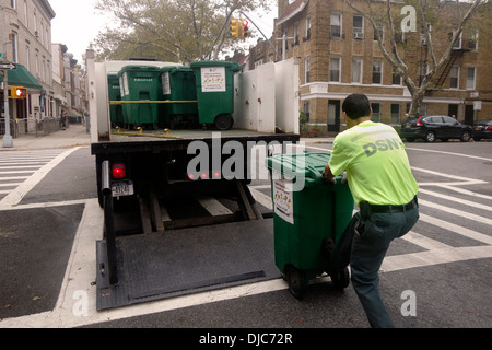 Kompost recycling in Brooklyn New York Stockfoto