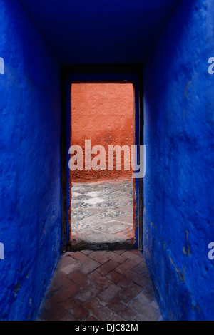 Monasterio de Santa Catalina de Siena (das Kloster der Hl. Katharina), Arequipa, Peru. Stockfoto