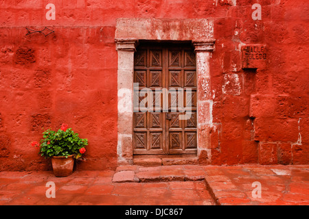 Monasterio de Santa Catalina de Siena (das Kloster der Hl. Katharina), Arequipa, Peru. Stockfoto