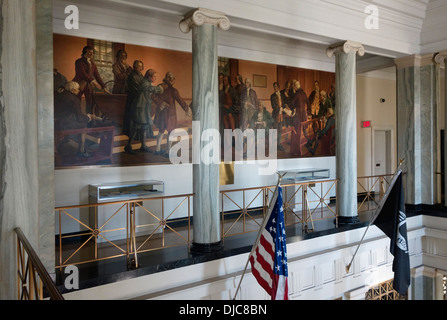 Postamt in Poughkeepsie, New York Stockfoto