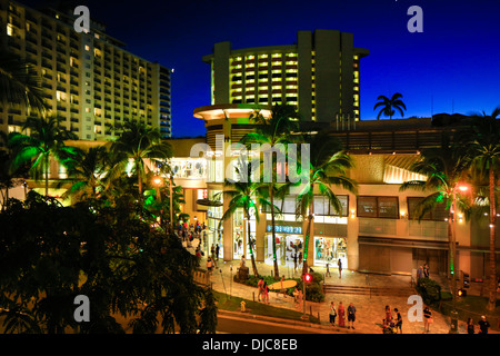 Royal Hawaiian Shopping Center, Waikiki, Oahu, Hawaii Stockfoto